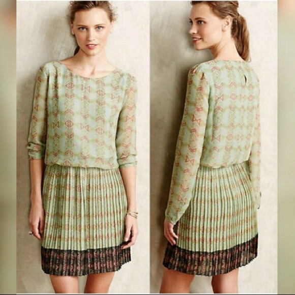 Anthropologie Dresses & Skirts - Lavand Minted Meadow Dress